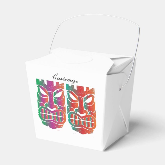 Caixinha De Lembrancinhas Thunder_Cove da Escultura Twin Tiki (Frente)