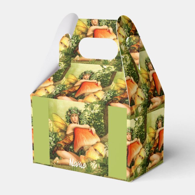 Caixinha De Lembrancinhas Thunder_Cove da fada do Cogumelo (Frente)