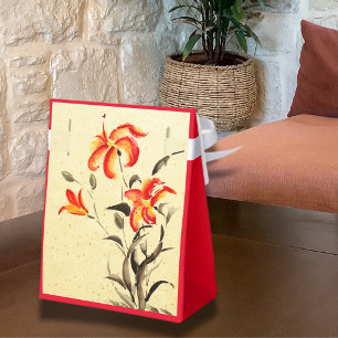 Caixinha De Lembrancinhas Tiger Lily - Vermelho