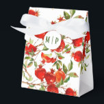 Caixinha De Lembrancinhas Tinta aquarela de romãs Cores vivas<br><div class="desc">Tema de casamento simples com cores vivas laranja. Você pode clicar e personalizar o texto. Se tiver alguma dúvida,  basta me enviar uma mensagem e ficarei feliz em ajudar</div>