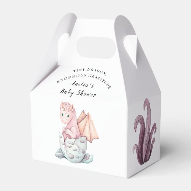 Caixinha De Lembrancinhas Tiny Dragon, Enorme Gratidão (Frente)