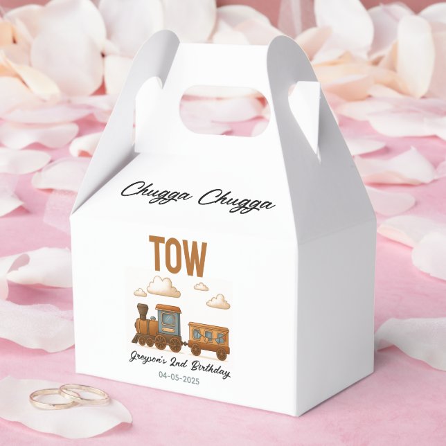 Caixinha De Lembrancinhas Todos os segundos aniversários do comboio de alta  (Casamento)