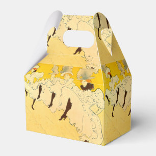 Caixinha De Lembrancinhas Tolouse Lautrec Dancing Girls Yellow