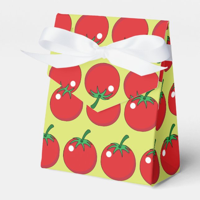 Caixinha De Lembrancinhas Tomate Vermelho (Frente)