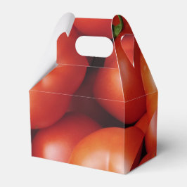 Caixinha De Lembrancinhas Tomates De Ripa - Vermelho Brilhante, Fresco