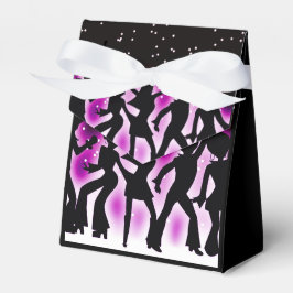 Caixinha De Lembrancinhas Tonalidade Rosa-Rosa do Partido da Dança