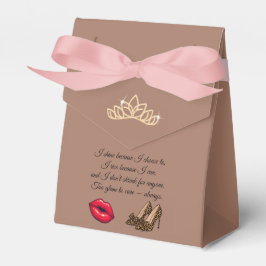 Caixinha De Lembrancinhas Too Glam To Care – Chic Quote 