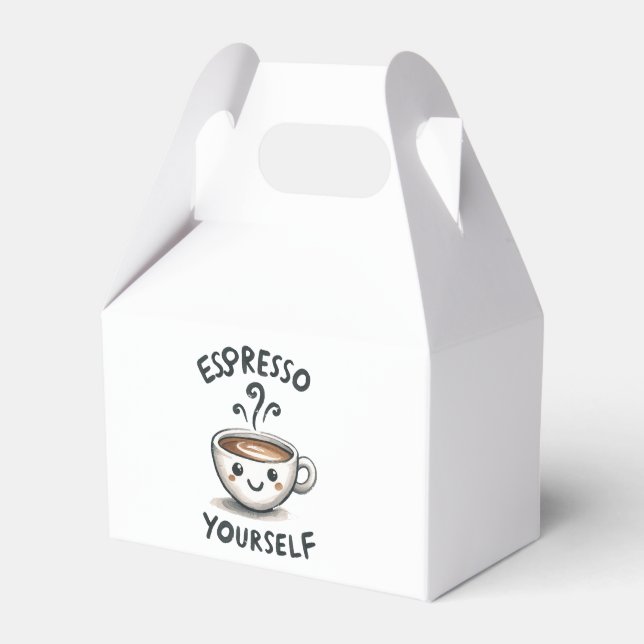Caixinha De Lembrancinhas Torne-se um café espresso (Frente)