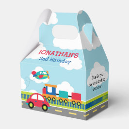 Caixinha De Lembrancinhas Transportation Favor Box (Boys Birthday)