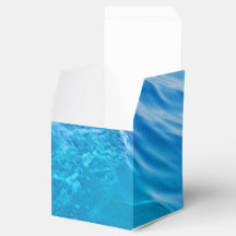 Travesseiro de onda de água azul