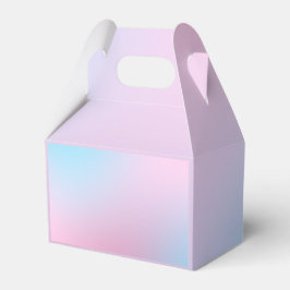 Caixinha De Lembrancinhas Trendy Contemporânea Teal Pink Blue Party