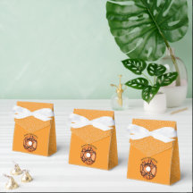 Trendy Halloween Spooky Orange Web Rosquinha