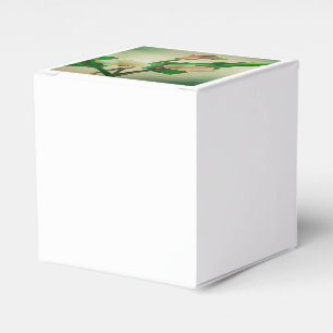 Caixinha De Lembrancinhas Três Lírios Calla Afiados em acrílico Botânico