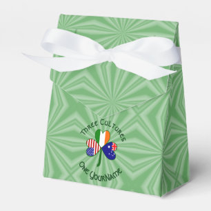 Caixinha De Lembrancinhas Trevo Personalizado Australiano Irlandês Americano