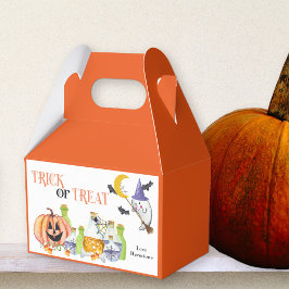 Caixinha De Lembrancinhas Trick ou Tratar Pumpkin Fantasma e Poção Mágica