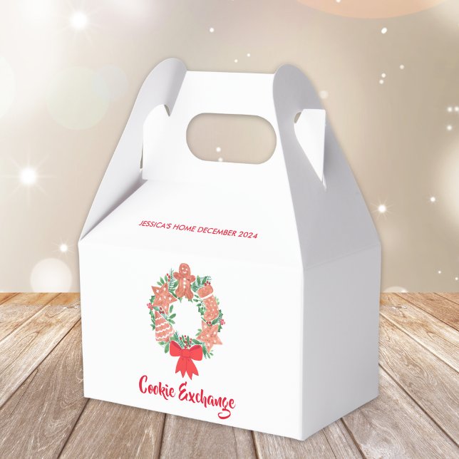 Caixinha De Lembrancinhas Troca de Festas de Bolachas de Natal Férias (Criador carregado)