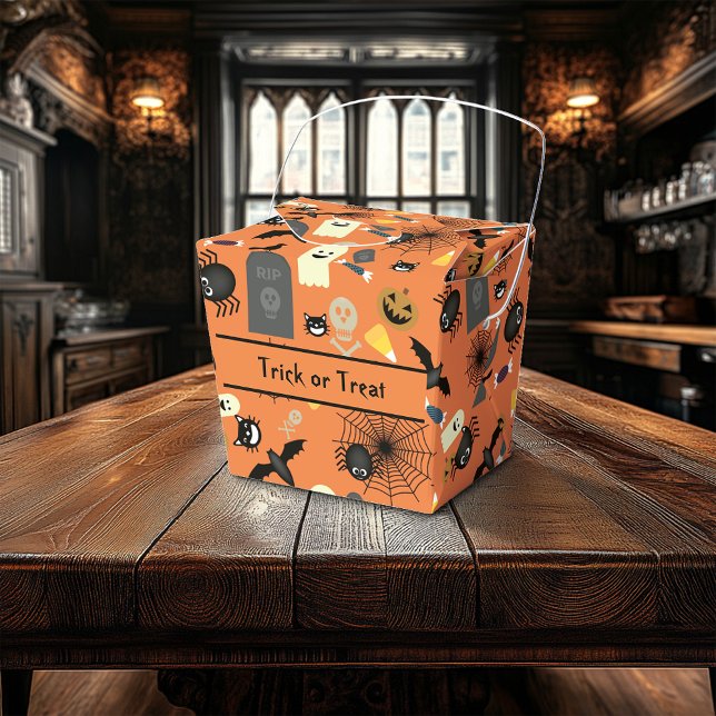 Caixinha De Lembrancinhas Truque Ou Tratamento De Halloween (Criador carregado)