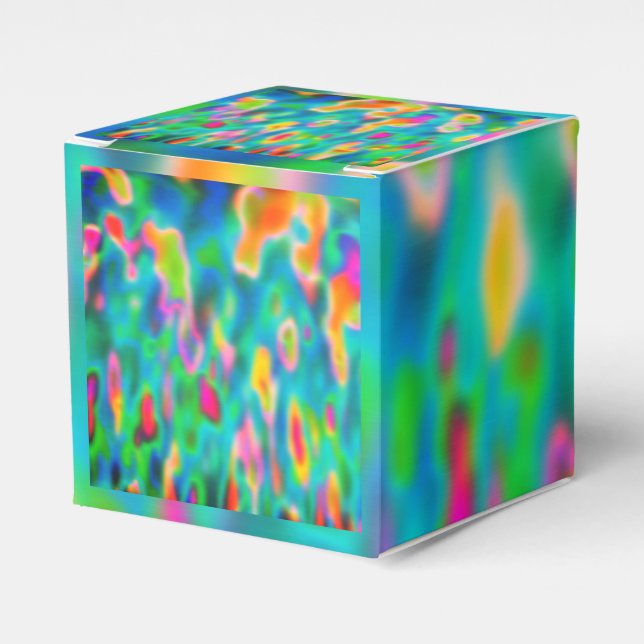 Caixinha De Lembrancinhas Tulip Impressions (Frente)