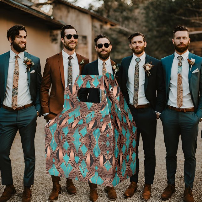 Caixinha De Lembrancinhas Turquesa e Cobre (Criador carregado)