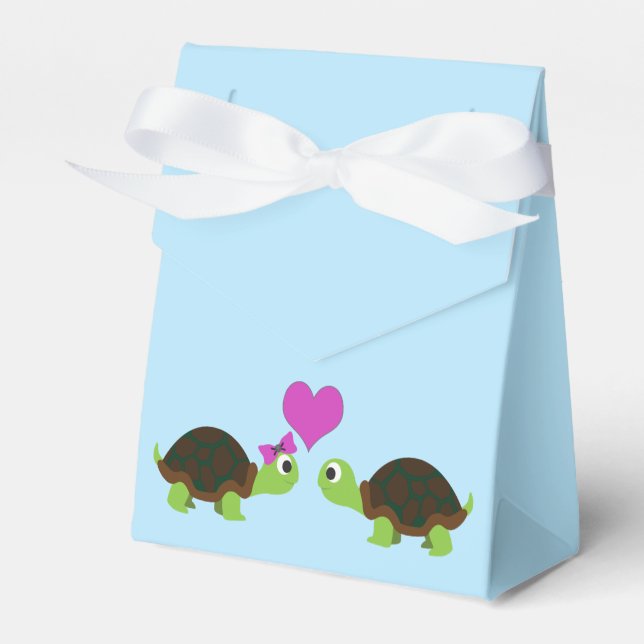 Caixinha De Lembrancinhas Turtle Love (Frente)