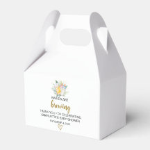 Twin Babies Chá de fraldas Gable Box