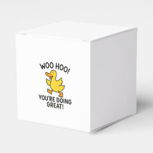 CAIXINHA DE LEMBRANCINHAS UAU, VOCÊ ESTÁ FAZENDO EXCELENTE DUCKY DUCK