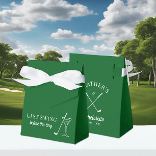 Caixinha De Lembrancinhas Última Bachelorette de Golf Swing