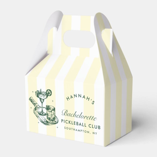 Caixinha De Lembrancinhas Último Balanço Antes do Anel Pickleball Bach Weeke (Frente)