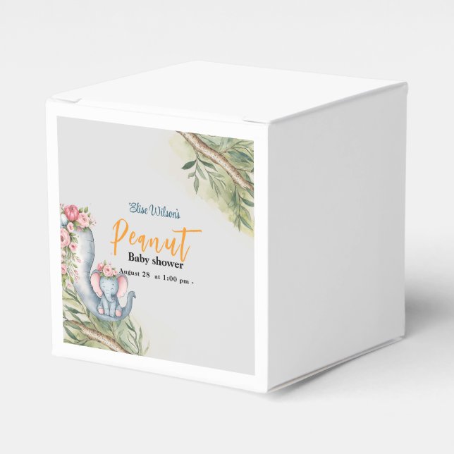 Caixinha De Lembrancinhas Um amendoim doce está a caminho (Frente)