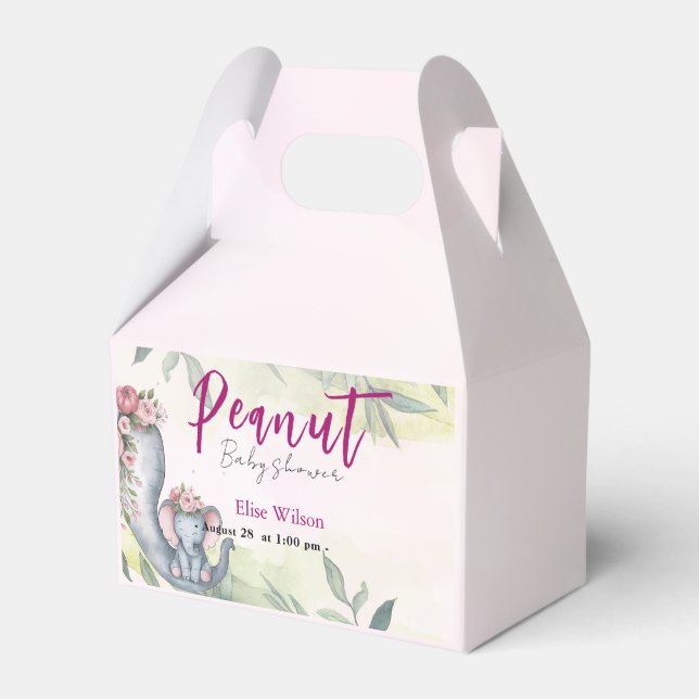 Caixinha De Lembrancinhas Um amendoim doce está a caminho (Frente)