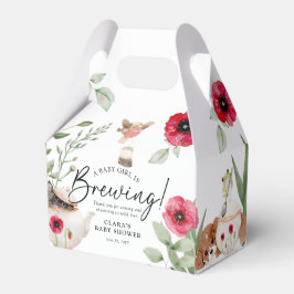 Caixinha De Lembrancinhas "Um bebê está a criar" Chá de fraldas de festas de