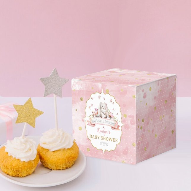 Caixinha De Lembrancinhas Um Coelhinho Está A Caminho! Chá de fraldas páscoa (Criador carregado)