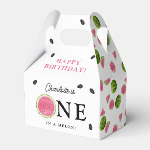 Caixinha De Lembrancinhas Um no aniversário do verão de Melon Watermelon