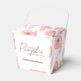 Caixinha De Lembrancinhas Um Pequeno Chá de fraldas De Abóbora