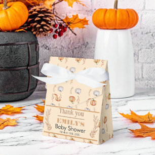 Caixinha De Lembrancinhas Um Pequeno Pumpkin está a caminho - Chá de fraldas