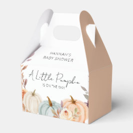 Caixinha De Lembrancinhas Um Pequeno Pumpkin está no caminho do Chá de frald