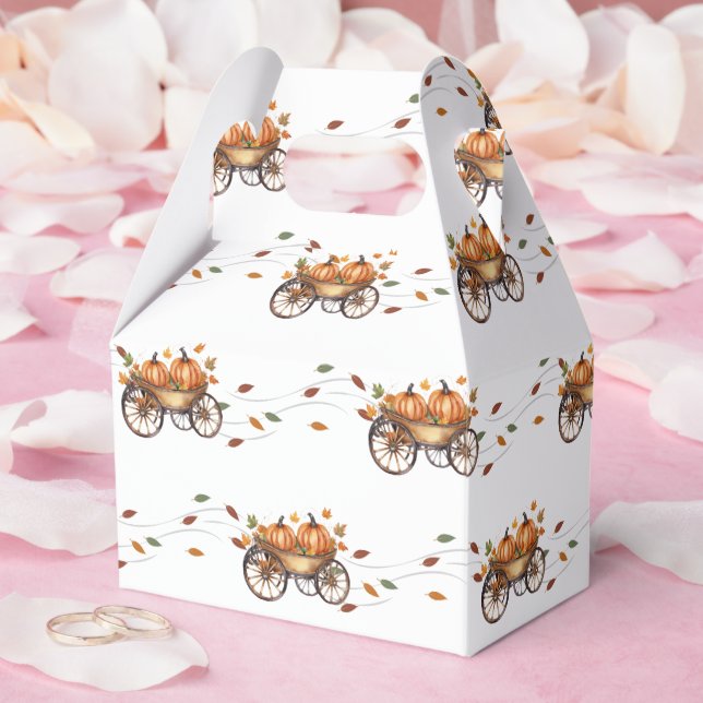 Caixinha De Lembrancinhas Um Pouco De Abóbora Chá de fraldas Sexo Neutro (Casamento)