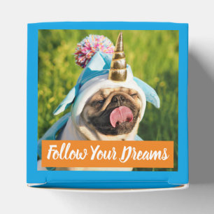 Caixinha De Lembrancinhas Unicorn Pug