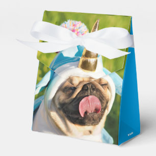 Caixinha De Lembrancinhas Unicorn Pug
