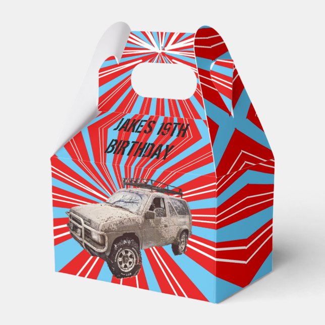 Caixinha De Lembrancinhas Unidade de quatro rodas (Frente)