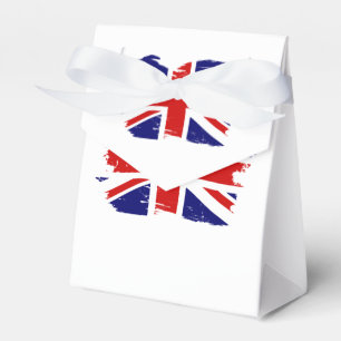Caixinha De Lembrancinhas Union Jack British Flag Com Grunge