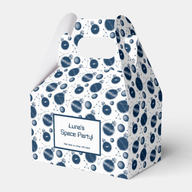 Caixinha De Lembrancinhas Universo em uma garrafa (Frente)