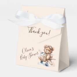 Caixinha De Lembrancinhas Urso Bonito podemos esperar Chá de fraldas