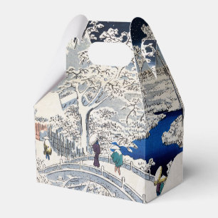 Caixinha De Lembrancinhas Utagawa Hiroshige - Ponte do Tambor em Meguro