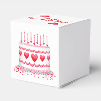 Caixinha De Lembrancinhas Valentine's Day Birthday Cake Customizable Candles