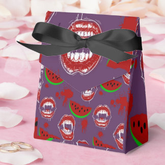 Caixinha De Lembrancinhas Vampiro & Melancia Spooky Summerween Roxo