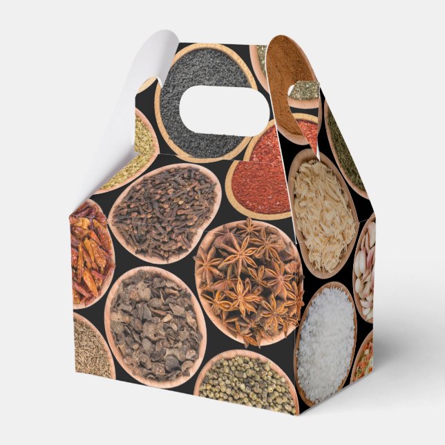 Caixinha De Lembrancinhas Various spices and food ingredients (Frente)