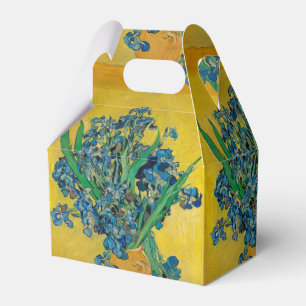 Caixinha De Lembrancinhas Vaso Van Gogh com Íris Classic Impressionismo
