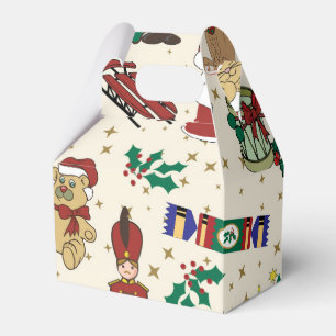 Caixinha De Lembrancinhas Veado de Natal,urso,gato e Quebra-Nozes