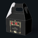 Caixinha De Lembrancinhas Vegas Casino Royale Grande Gatsby 40º Aniversário<br><div class="desc">QUALQUER IDADE! Tema Royal, design de cartão Vintage Great Gatsby e Casino. Apresenta um estilo Great Gatsby, anos 20 vibrantes estilo Art Deco de Hollywood antigo, forma, falso dourado royal freer-de-lis, fontes vintage, um par de dados, bem como naipes de cartas com bordas douradas. Use a ferramenta Personalizar para adicionar...</div>